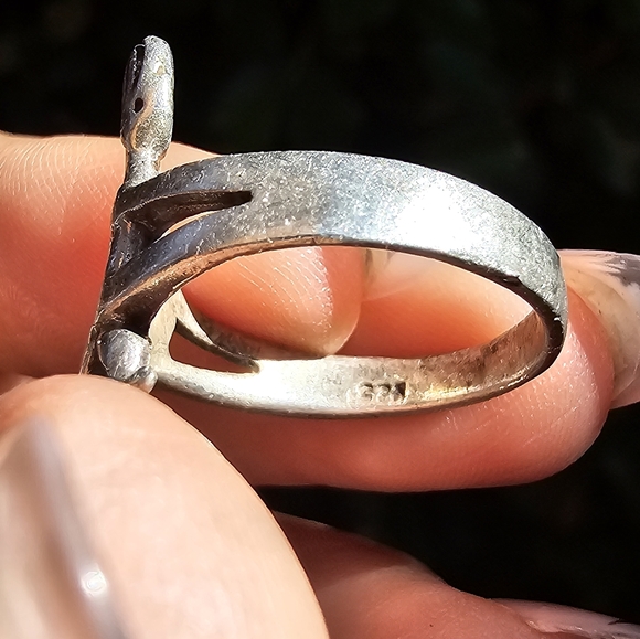 Sterling Kokopelli Ring - Picture 3 of 7